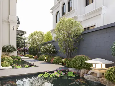 Landscape Garden 3D model