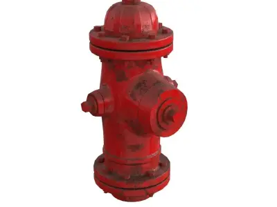 Fire Hydrant 3D model 32