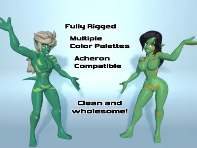 Acheron Goblin Clean Low-poly 3D model