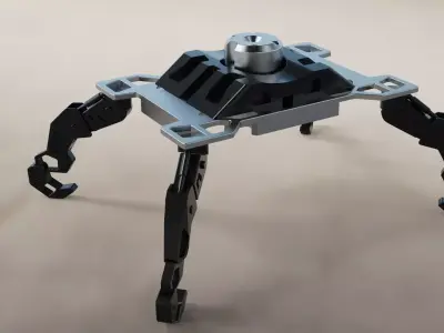 mechanical claw scifi robot  3D model