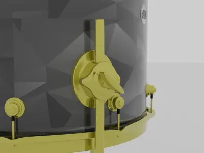 Drum tom floor 3D model