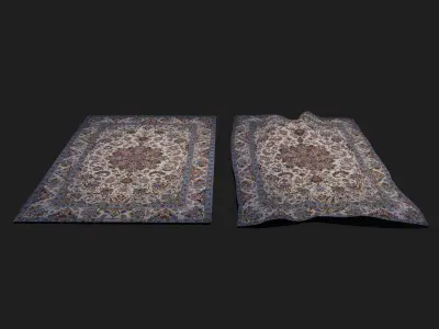 Persian Carpet Design Four  Low-poly 3D model