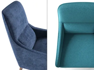 Long Island Armchair 3D model
