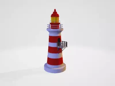 Lighthouse 3D model 10
