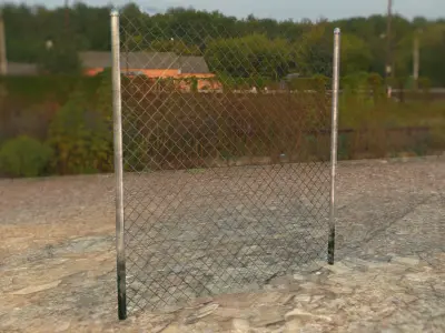 Exterior City Prop Collection - FPS Cover Props Low-poly 3D model