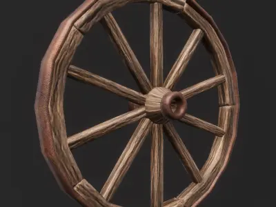 Environment Yard Junk Game Assets Low-poly 3D model
