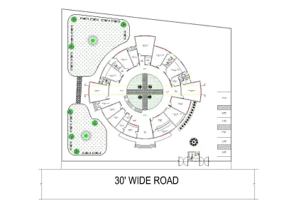 Basic Health Unit Low-poly 3D model