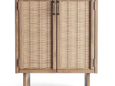 Wooden cabinet   3D model