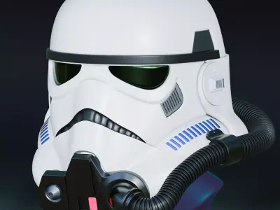 Magma Stormtrooper Helmet 3D print model
