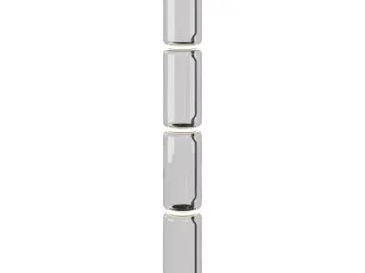 Noctambule 4 high Cylinder  floor lamp by Flos 3D model
