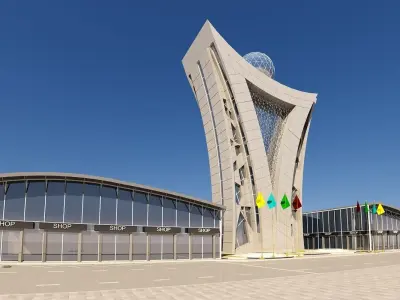 Building skyscraper 3D model