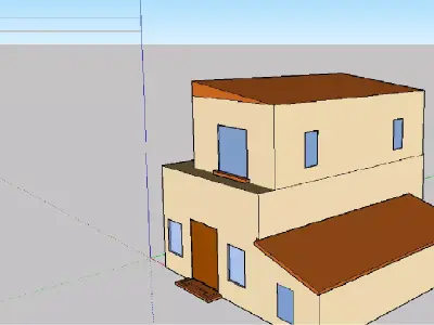 CARTOON HOUSE Low-poly 3D model 30