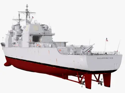 US Navy Guided Missile Cruiser Philippine Sea CG-58 