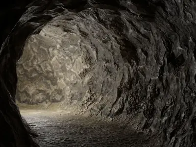 Mine tunnels - Modular 3D model