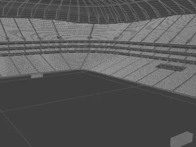 BBVA Stadium 3D 3D model