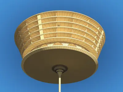 Futuristic Architecture Skyscraper 02 3D model