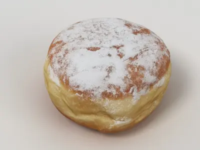 Donut 001 Low-poly 3D model