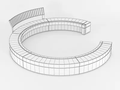 Urban Furniture Set 3D model