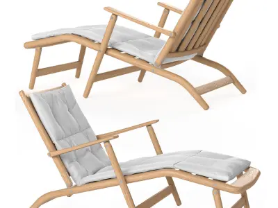 Levante Long Chair 3D model