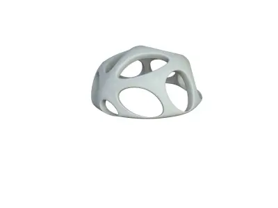 SciFi Cube Object No 51237 Low Poly Shape Low-poly 3D model