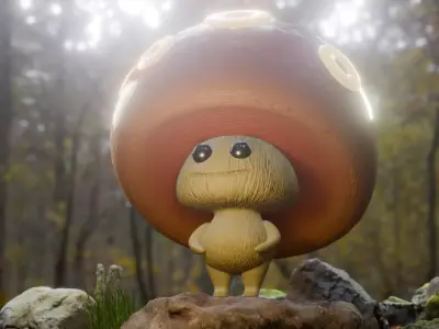 Mushroom Free 3D model