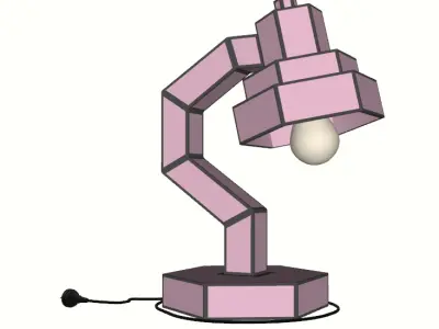 Modular Violet Luminaire 3D model