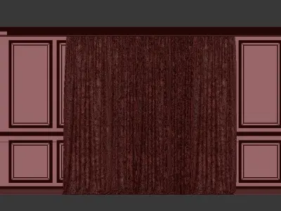 Curtain Set 261 3D model