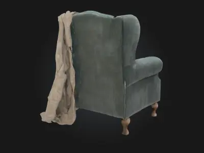 Cozy Reading Nook  A Warm Corner for Quiet Escapes 3D model