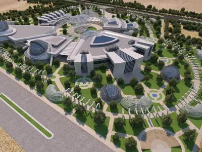 0070 - Culture Center - 2022 - 06 - 2Ds Plans - 3Ds Files 3D model