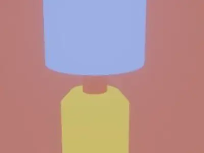 Desk Lamp Low-poly 3D model