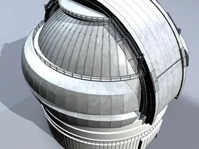 Observatory dome 3D model