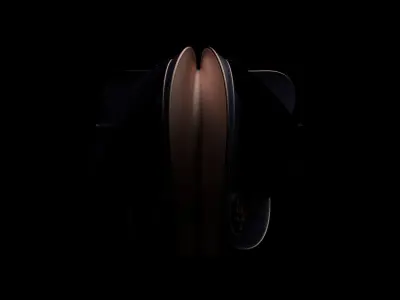 Mysterious fish Low-poly 3D model