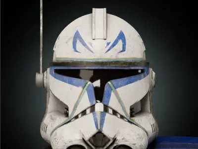 Captain Rex Live Action 3D Model Animation Ready Low-poly 3D model