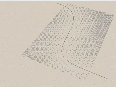 Parametric CNC lattice jaali pattern Grasshopper Rhino Download 3D model