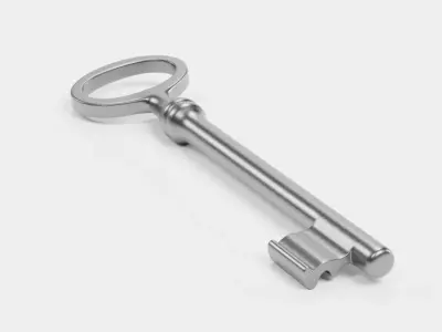 New Key V2 - Universal Hollow Barrel Skeleton Key 3D model