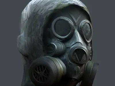 Helmet 3d model military combat Military scifi Low-poly 3D model Low-poly 3D model