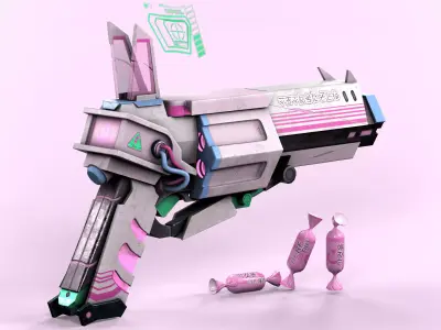 WhiteRabbit PBR Game-Ready Low-poly 3D model