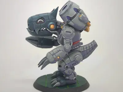 Machineboy miniature 3D print model