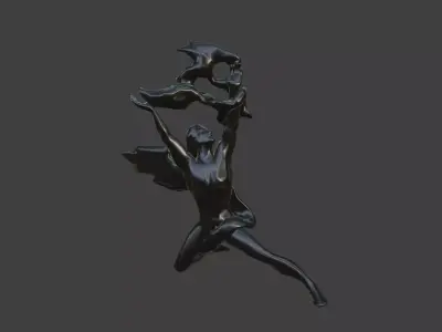 Prometheus Chernobyl Statue  3D model