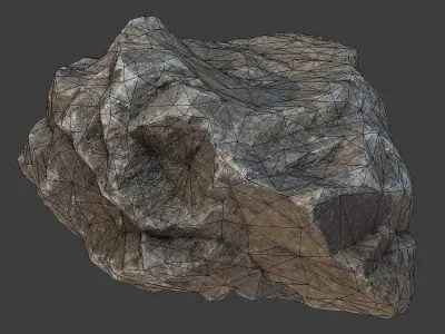 Allison Stone Low-poly 3D model