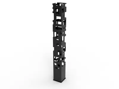 Floor lamp 3D model 133