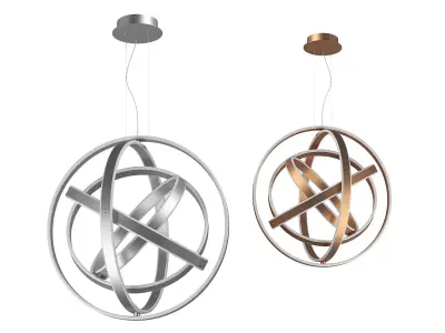 7472xx Saturno Lightstar Pendant chandelier 3D model
