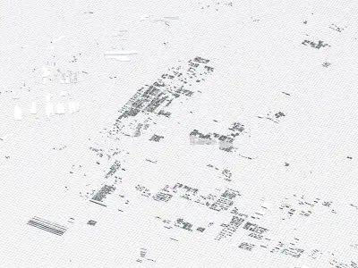 Baotou China City Landscape 3D Model 3D model