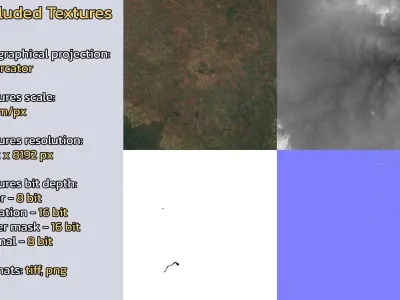 Lilongwe Malawi City Landscape 3D Model 3D model