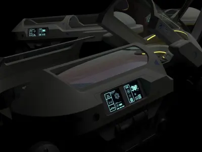 Sci Fi Cryogenic Pod - Cryopod -  3D model