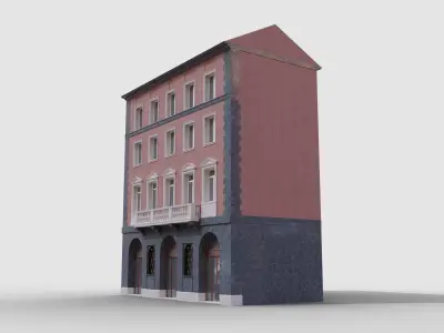 Classic Italian Building 2 3D model