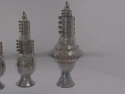 Lamp ornate collection 3D model