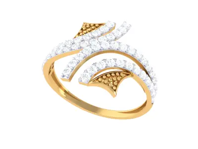Women Ring  Render 3dm STL OBJ FBX Details 3D print model 127