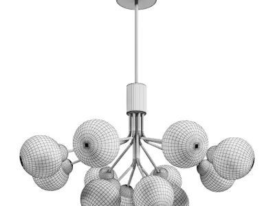 Chandelier CosmoLight CAPE TOWN P12049BR   3D model