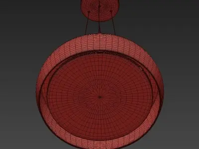 TREVISO pendant light with circular shape 3D model